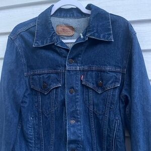 Vintage Levis Blue Jean Trucker Jacket Mens 40 Type 3 III 70506-0216 Canada Size